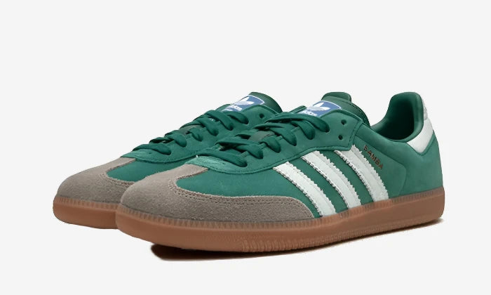 Adidas Samba OG Collegiate Green Gum Grey Toe - Spider Kicks