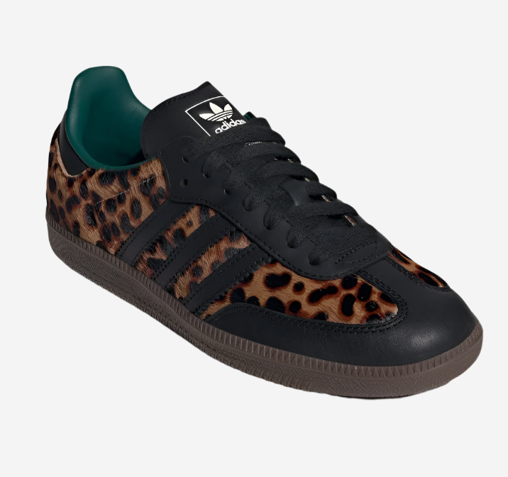 adidas Samba OG
Black Green Leopard