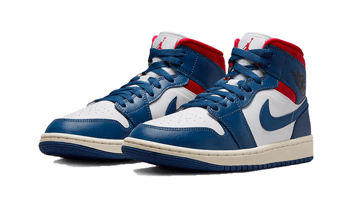 Air Jordan 1 Mid French Blue - Spider Kicks